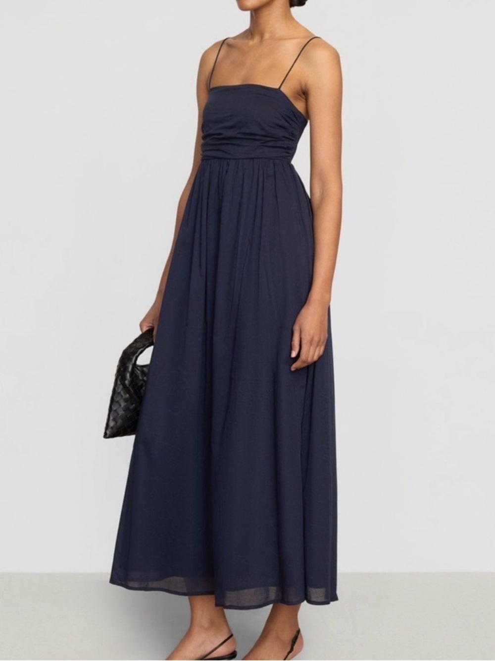Modern Citizen Navy Blue Aurora Cotton Maxi Dress